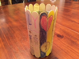Easy Popsicle Stick Kids Craft: Pencil Holder • In the Bag Kids
