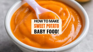 How to Make Sweet Potato Baby Food - Keep Calm And Mommy On